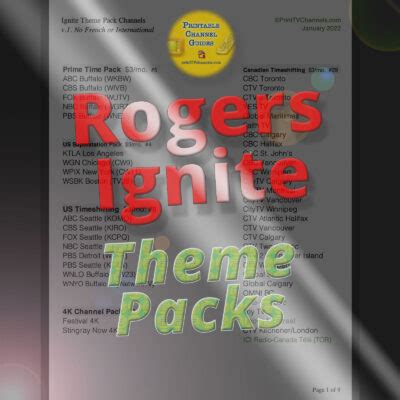 rogers hdtv chanel pac programs|rogers digital tv theme pack.